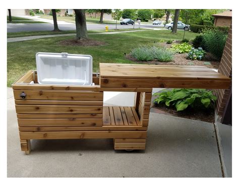 how to make a electric cool box|wooden outdoor cooler box plans.